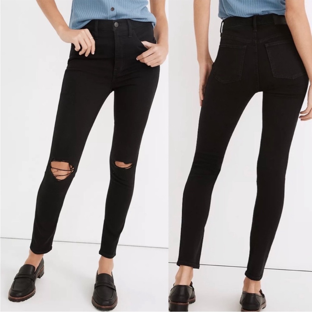 Madewell 10” Roadtripper in Davie Wash Ripped Knee Edition 26T